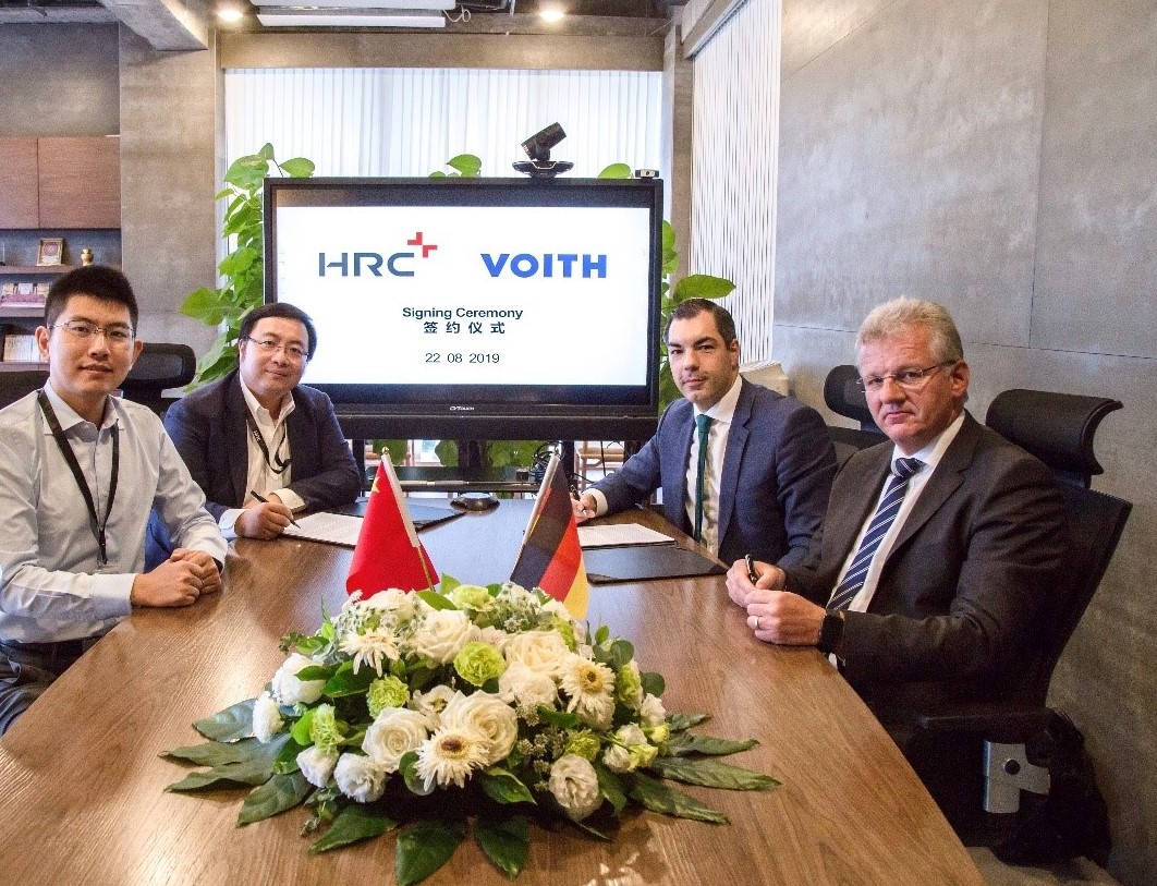 HRC and Voith Composites co-develop hydrogen high pressure vessels for fuel cell applications